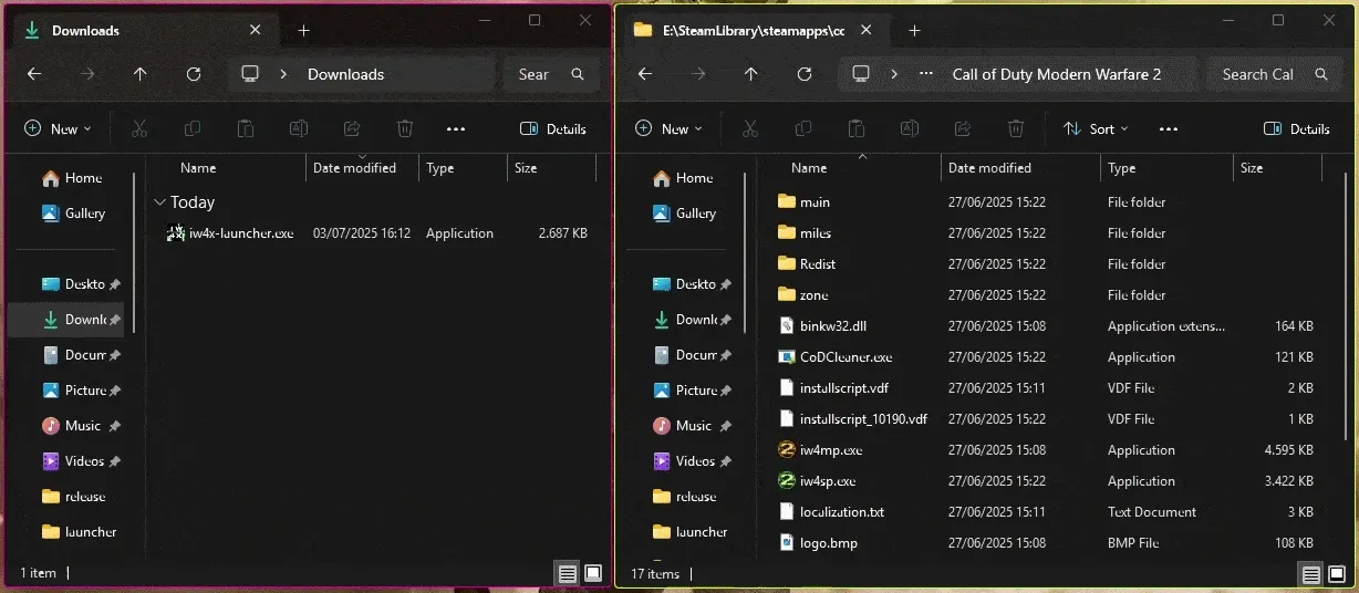 Browse local files