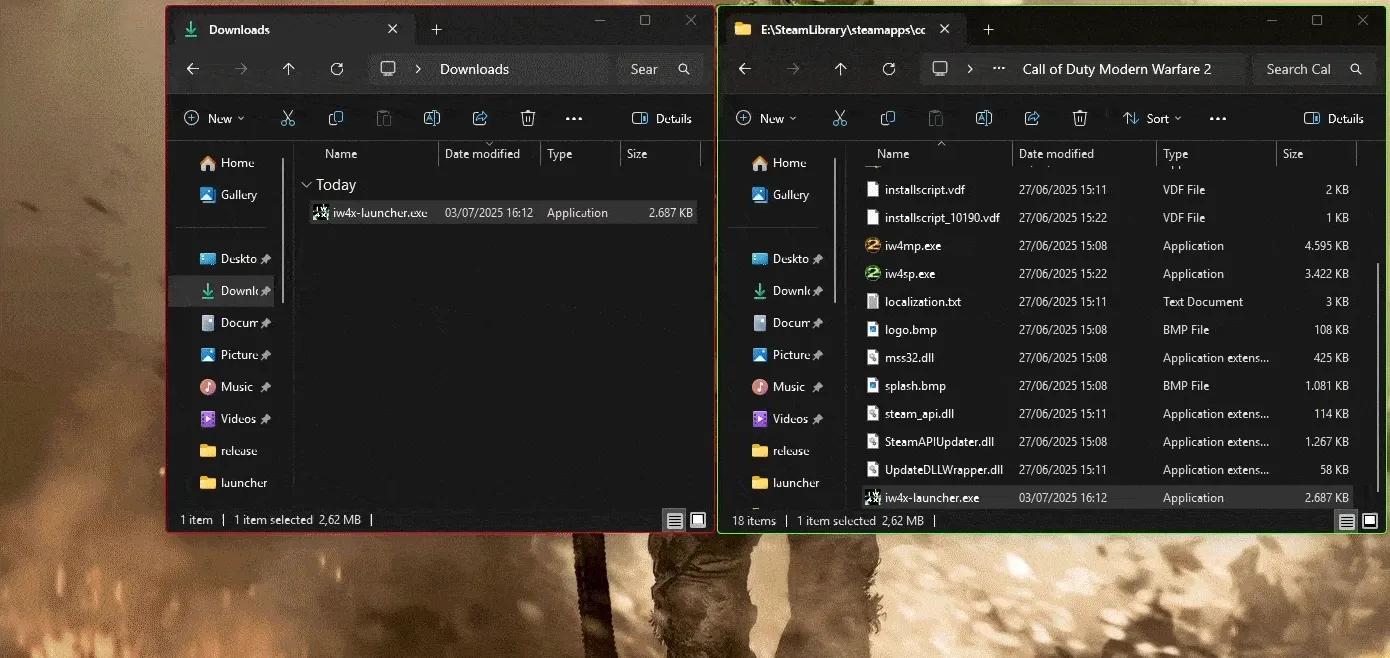 Browse local files
